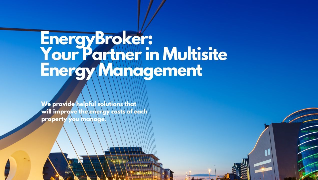Commercial buildings in Dublin representing energy management for Irish property managers and multisite operations